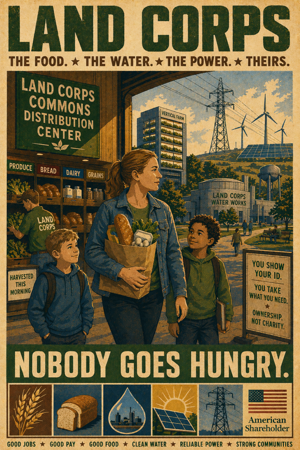 Land Corps recruitment poster