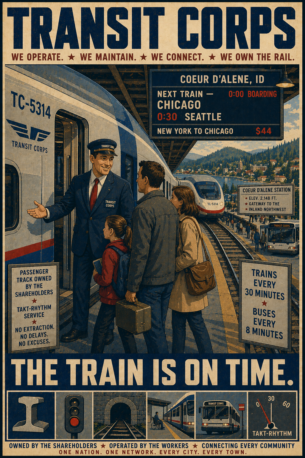 Transit Corps recruitment poster