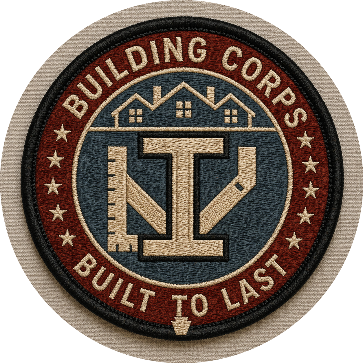 Building Corps circular patch