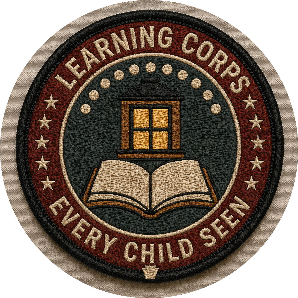 Learning Corps circular patch